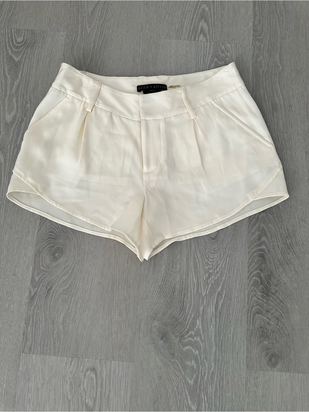 Alice & Olivia Silk Shorts
